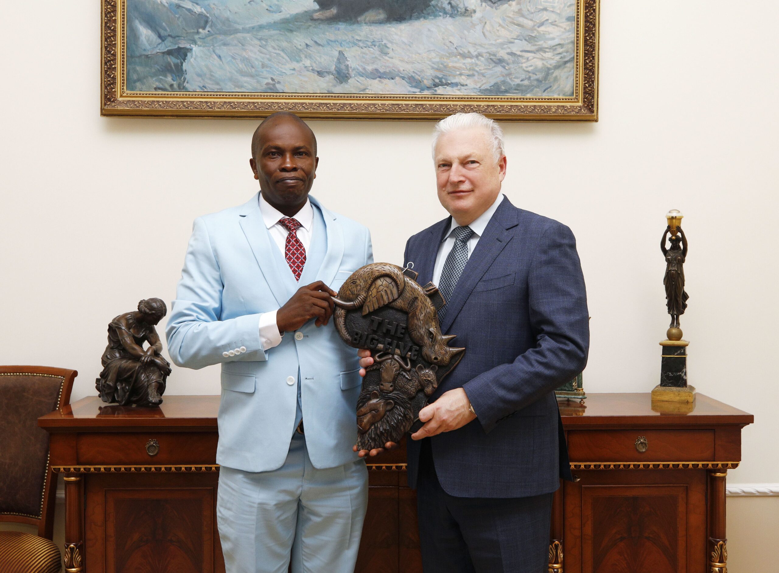 Global Election Observation Missions CEO Lubega Abel Mboni Meets with Rector Igor A. Maksimtsev to Foster Educational Collaboration between Uganda and Russia